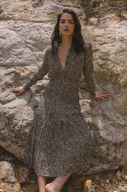 Diana Maxi Dress - Desert Leopard