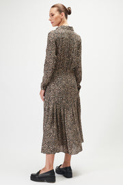 Diana Maxi Dress - Desert Leopard