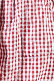 Aila Blouse - Red Check
