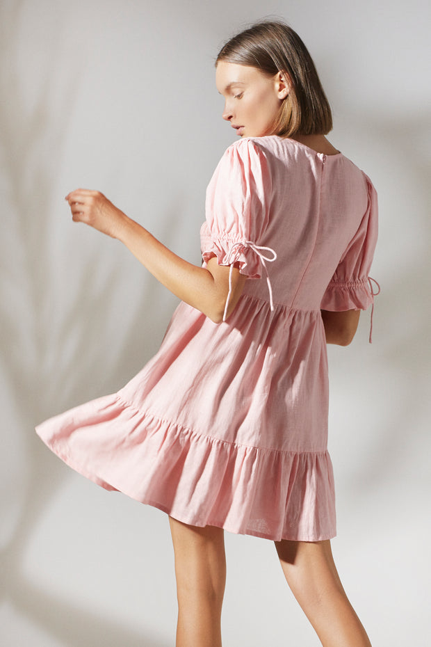 Everly Mini Dress - Orchid Pink