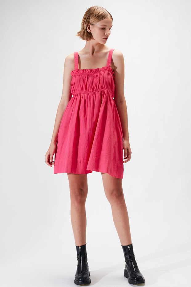 Cecilia Mini Dress - Fuchsia Pink
