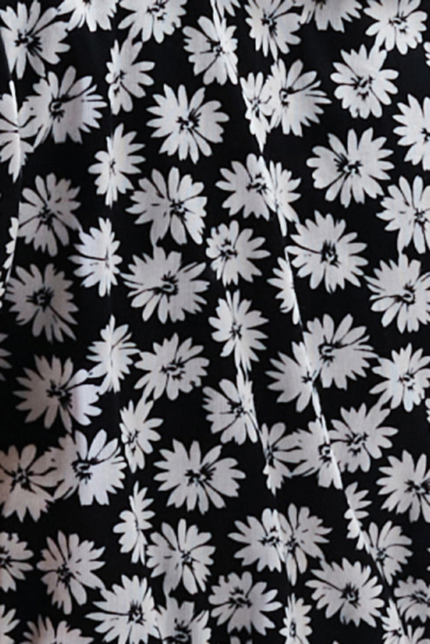 Grace Top - Black Dahlia Floral