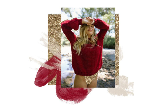 Your Favourite Knit: The Renzo Knit in the Red hue