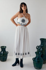 Elera Maxi Scarf Dress - Natural Sphere