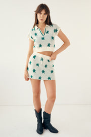 Nola Skirt - Green Flore