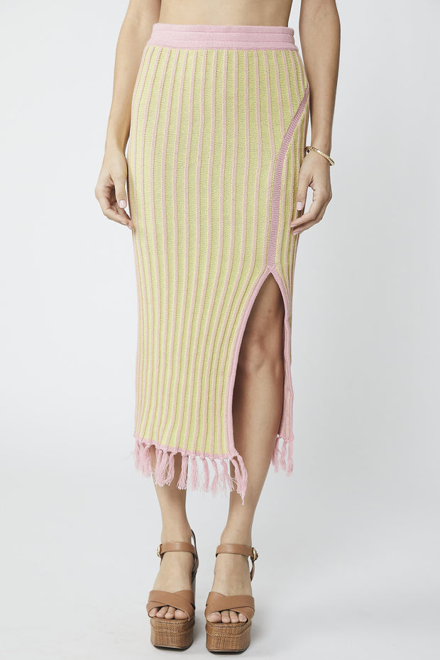 Willa Skirt - 2 Colours Rib - SAMPLE