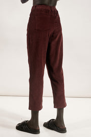 August Pant - Maroon Red