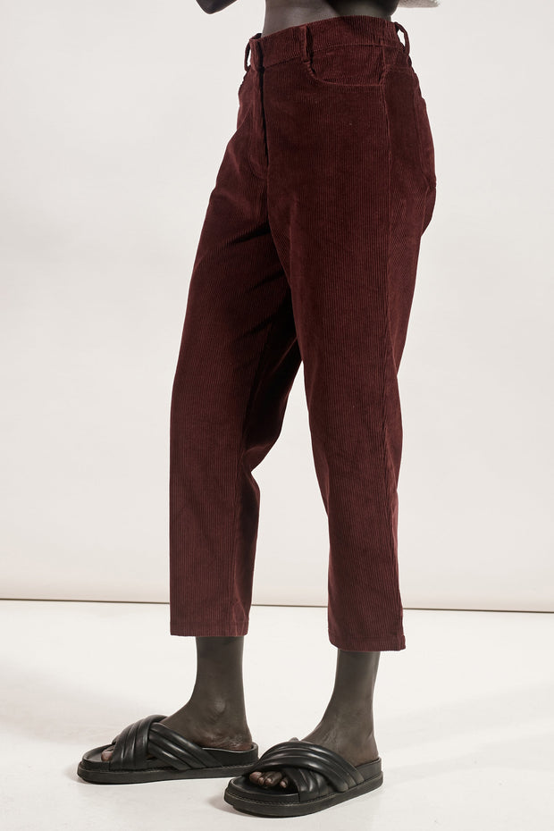 August Pant - Maroon Red - CLEARANCE