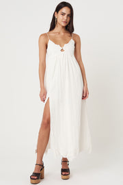 Cecile Maxi Dress - Core White - SAMPLE