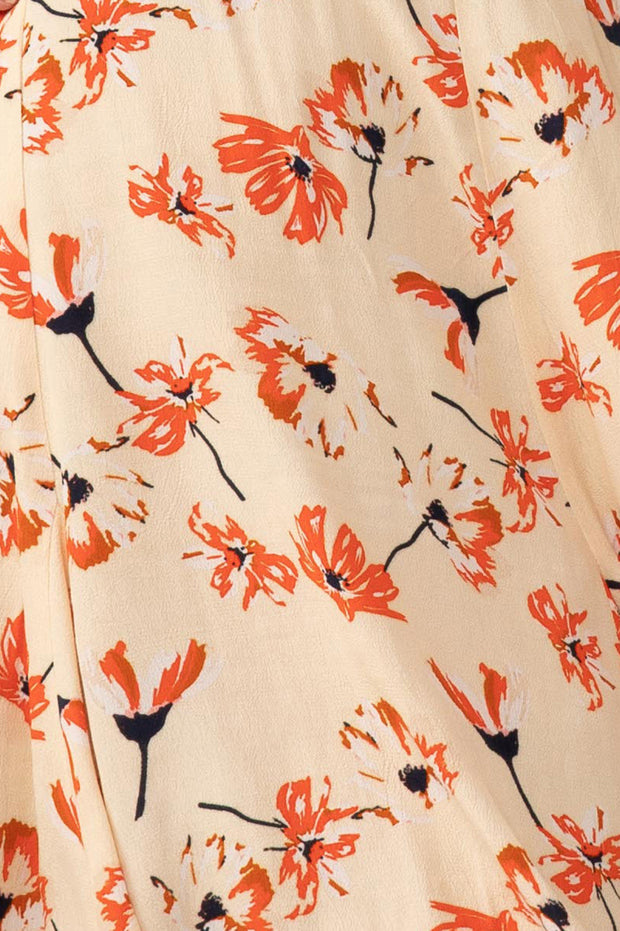 Emma Midi Wrap Skirt - Garden Bloom Floral - SAMPLE