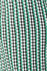 Lola Racer Neck Top - Knit Crochet Stripe