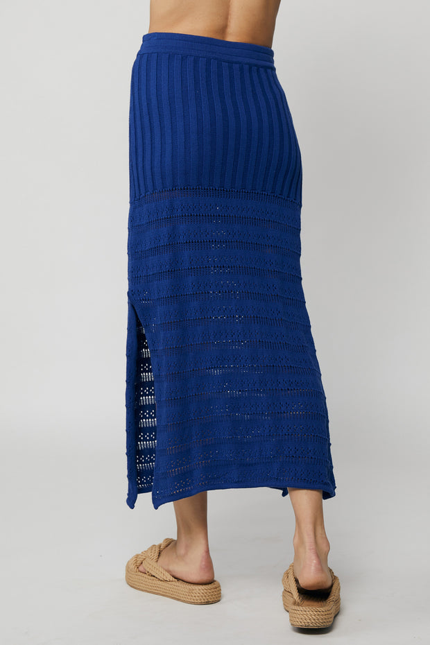 Debbie Midi Skirt - Matisse Blue