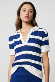 Venus Polo Shirt - Matisse Blue - SAMPLE