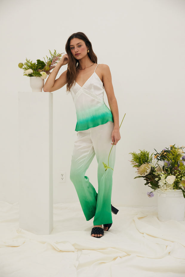 Elyna Bell Pants - Ombree Silk  - SAMPLE