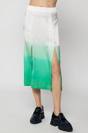 Aitana Midi Skirt - Ombre Silk - SAMPLE
