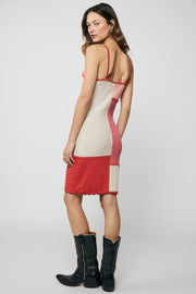 Madison Mini Dress - Patchwork - SAMPLE