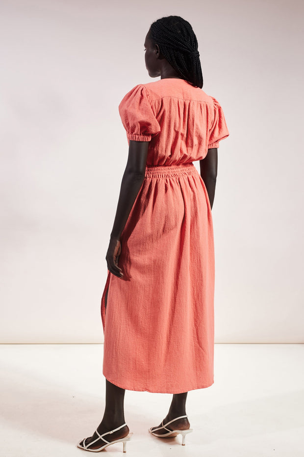 Opal Split Dress - Blush Pink - SAMPLE