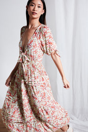 Emilia Maxi Dress - Rays of Fiona Floral - SAMPLE