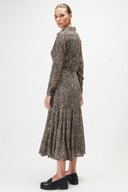 Diana Maxi Dress - Desert Leopard - SAMPLE