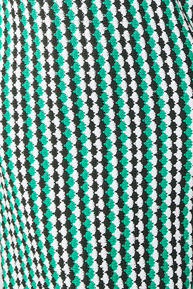 Naya Midi Dress - Knit Chrochet Stripe