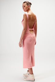 Alina Knit Dress - Orchid Pink