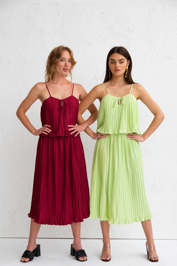 June Maxi Skirt - Patina Green - SAMPLE