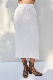Vada Skirt - White - SAMPLE