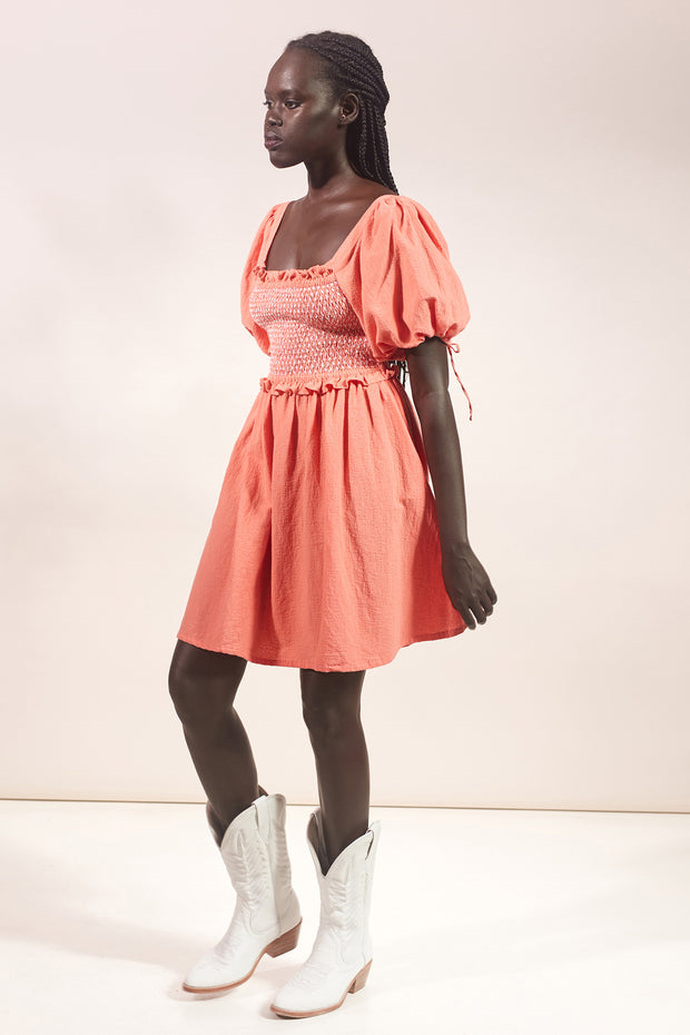 Rhea Mini Dress - Blush Pink - CLEARANCE