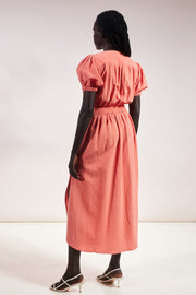Opal Split Dress - Blush Pink