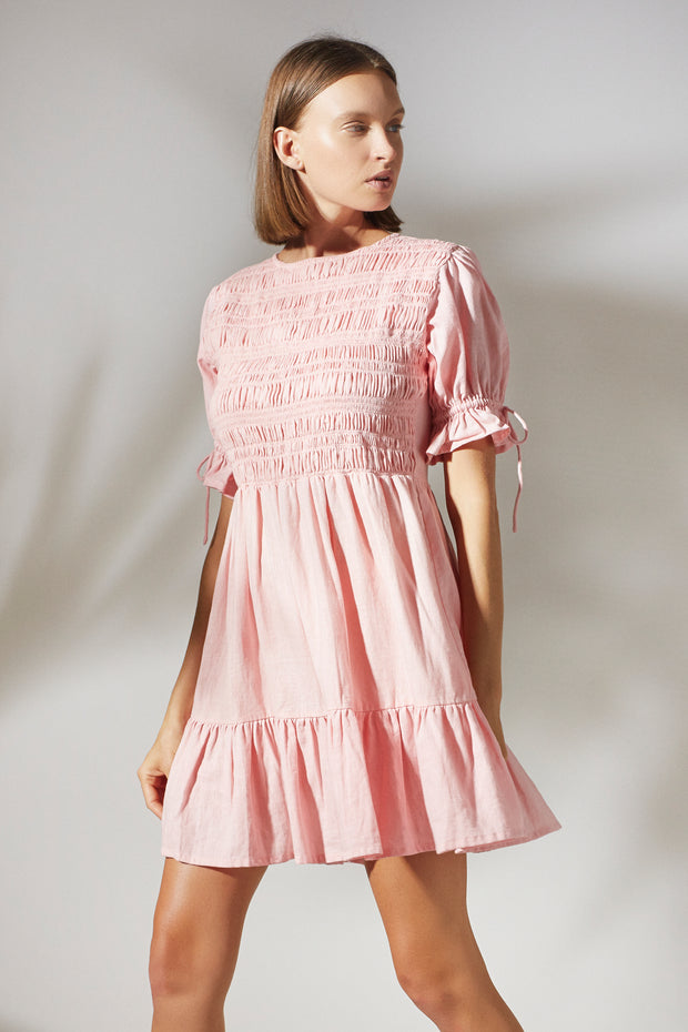 Everly Mini Dress - Orchid Pink - CLEARANCE