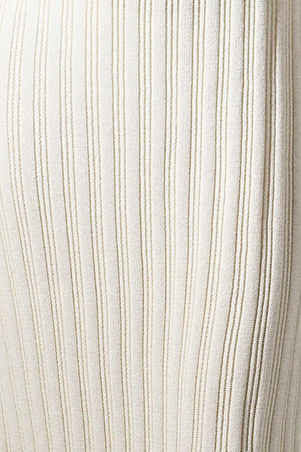 Wren Maxi Knit Dress - White Off White - CLEARANCE
