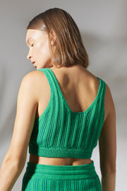 Mabel Bra Top - Pine Green Teal - CLEARANCE