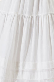 Kamila Midi Dress - White - CLEARANCE