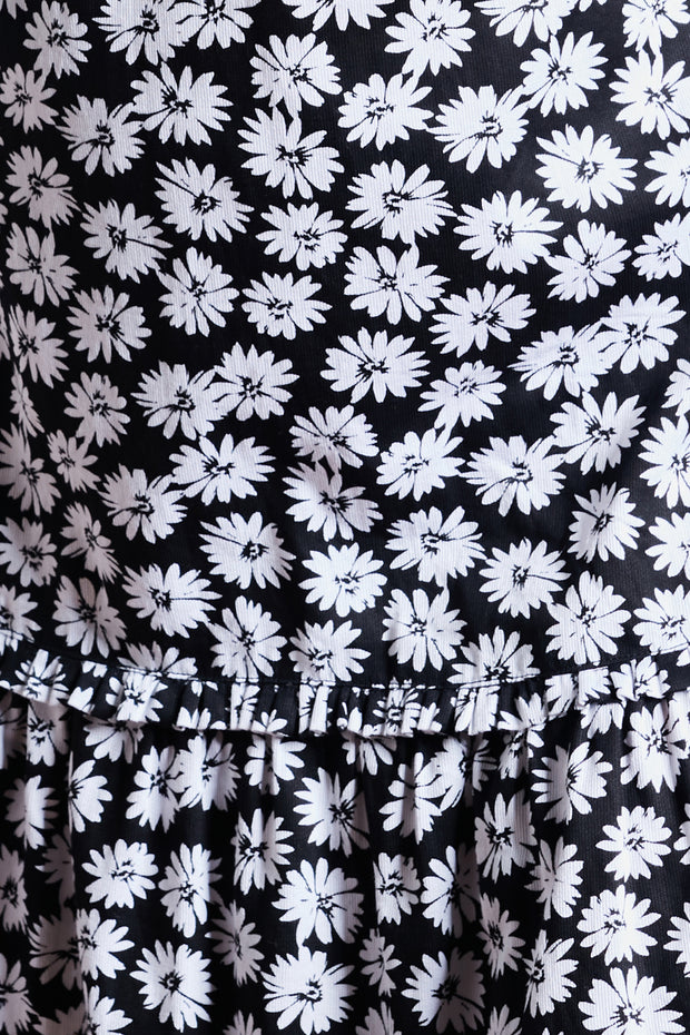 Lucille Maxi Dress - Black Dahlia Floral