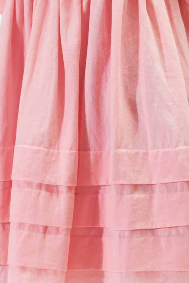 Lila Mini Dress - Blush Rose - SAMPLE