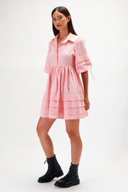 Lila Mini Dress - Blush Rose - CLEARANCE