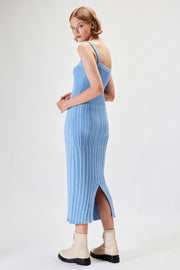 Maren Maxi Knit Dress - Sky Blue