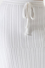 Liana Skirt - White - CLEARANCE