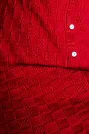 Nia Mini Knit Dress - Poppy Red - SAMPLE