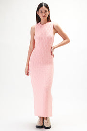 Esther Maxi Knit Dress - Orchid Pink - CLEARANCE