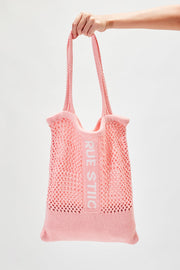 Rue Stiic Knit Tote - Orchid Pink - CLEARANCE