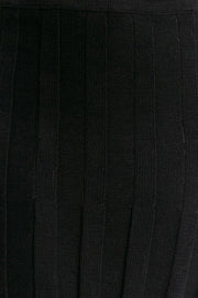 Sasha Knit Skirt - Black - SAMPLE