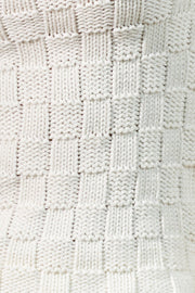 Annie Knit Top - White - CLEARANCE