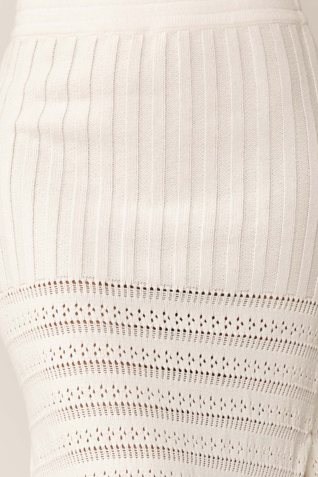 Debby Fitted Skirt - Off-White