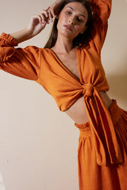 Rosa Top - Tangerine - CLEARANCE