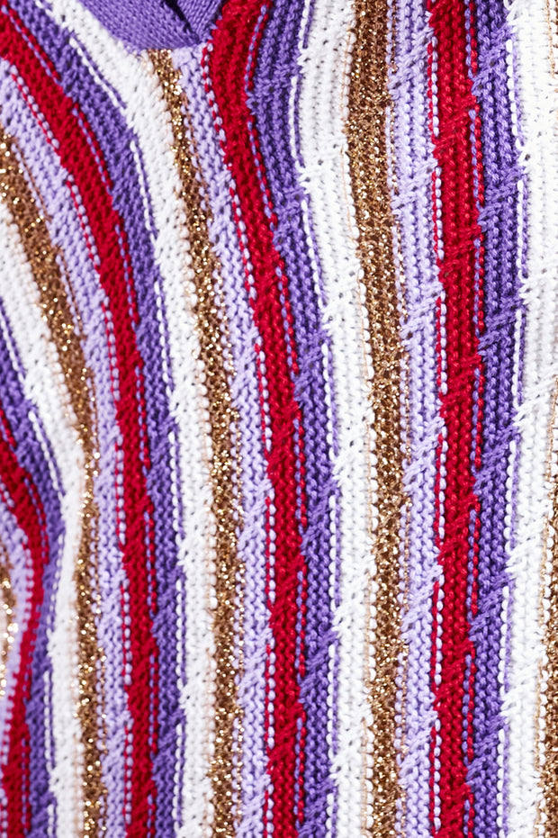 Lyla Knit Mini Dress - Violet Mix - CLEARANCE