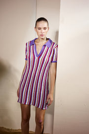 Lyla Knit Mini Dress - Violet Mix
