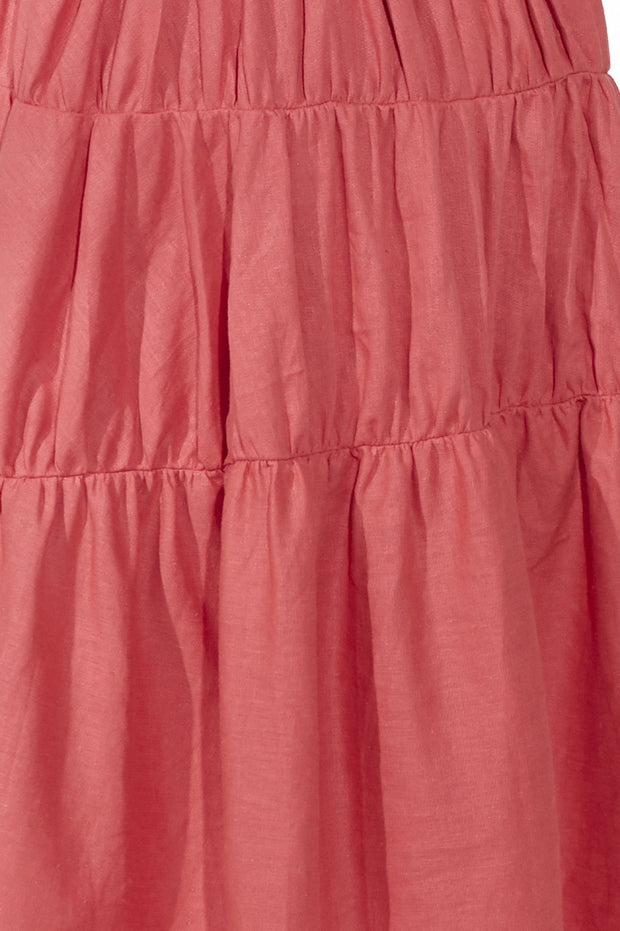 Gloria Maxi Dress - Rose Pink - CLEARANCE