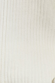 Ramona Knit Short - White Black - CLEARANCE