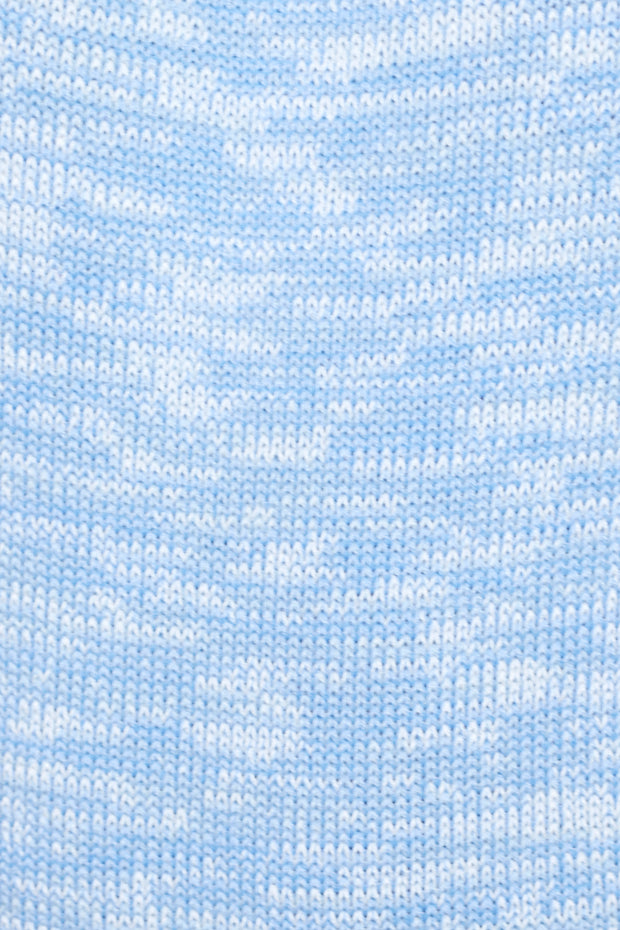 Selene Knit Dress - Sky Blue White